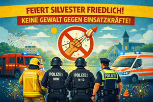 Silvester feiern – aber friedlich mit Verantwortung und Respekt gegenüber Einsatzkräften