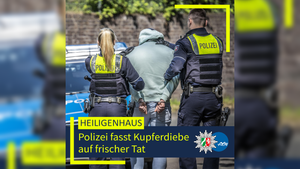 Mettmann: Auf frischer Tat: Polizei fasst Kupferdiebe