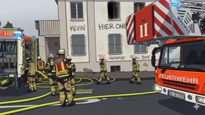 Brand in leerstehendem Fabrikgebäude in Solingen-Ohligs: Parkstraße zeitweise gesperrt